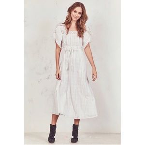 Loveshackfancy Marianne Dress white cotton maxi xs